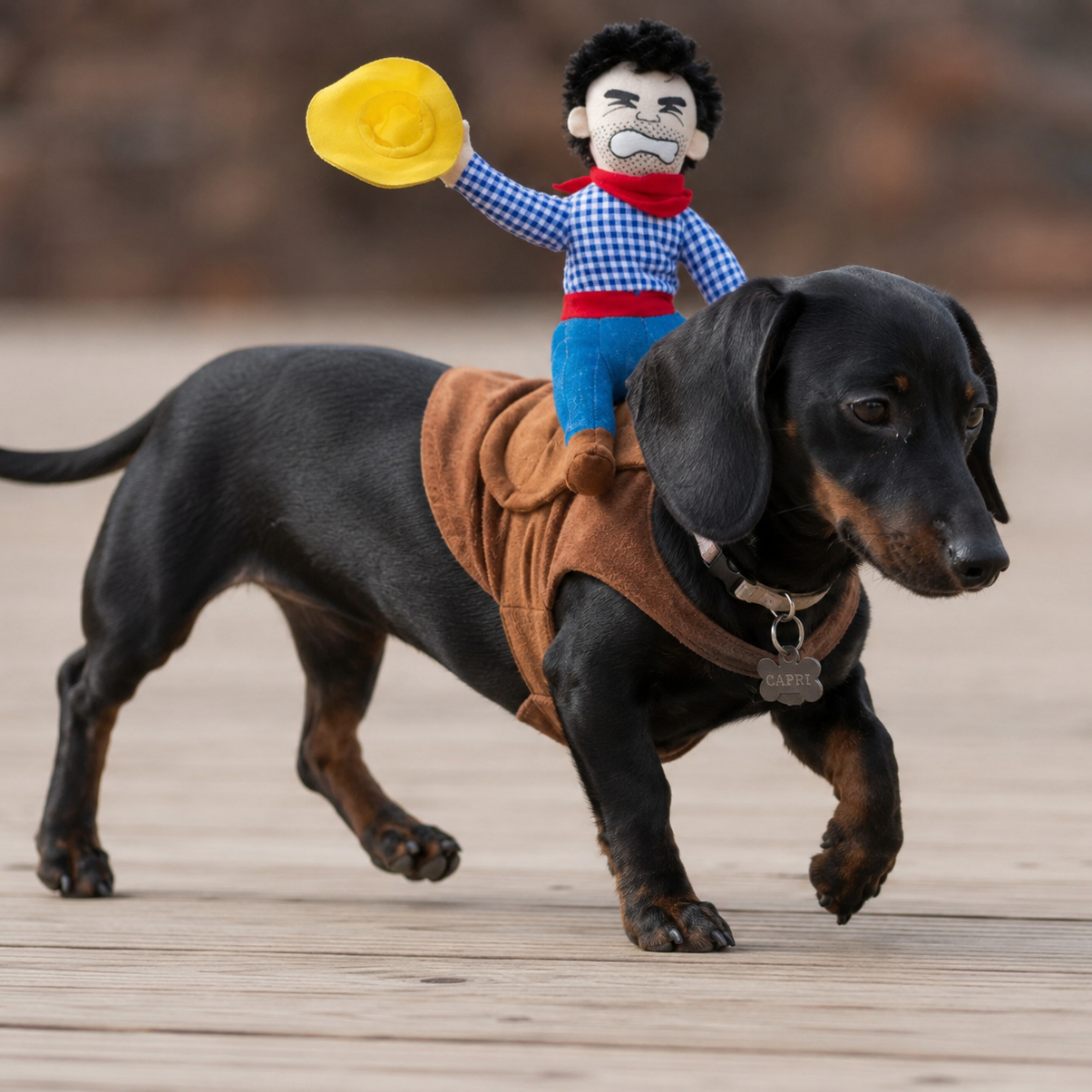 Costume teckel cowboy 