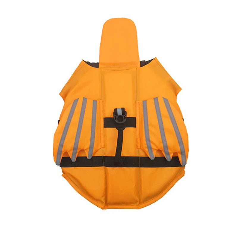 Gilet de sauvetage chien avec repose tête